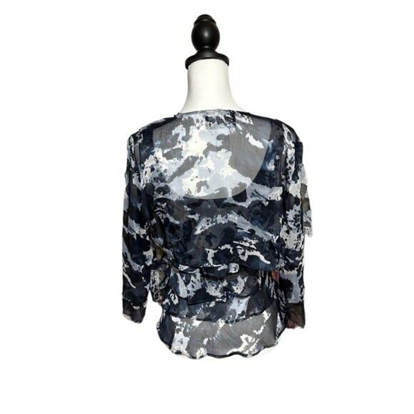 Alex Evenings Ruffled Camisole Sleeveless Top & Jacket Set Sz S - Picture 5 of 9